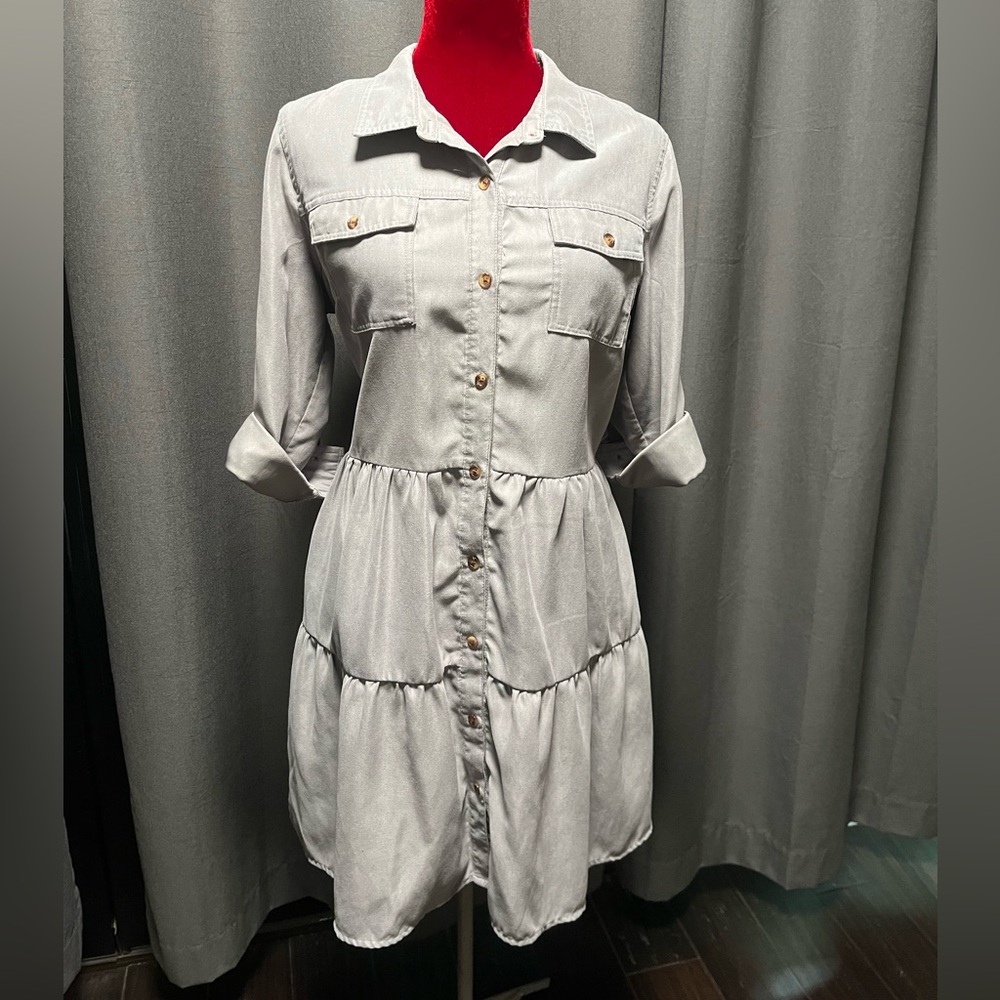 Millenium front button dress